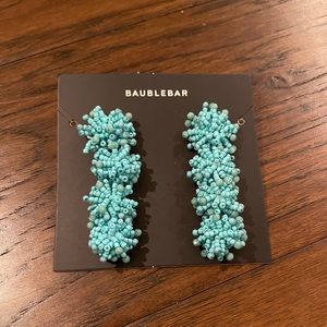 BaubleBar Turquoise Earrings - Never Worn